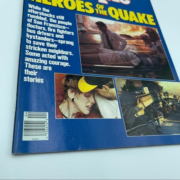 People Weekly Magazine Heroes of Quake 1989 - Picture 2 of 6